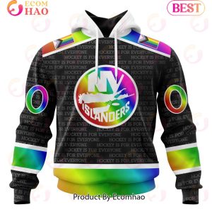 NHL New York Islanders Special Pride Design Hockey Is For Everyone 3D Hoodie