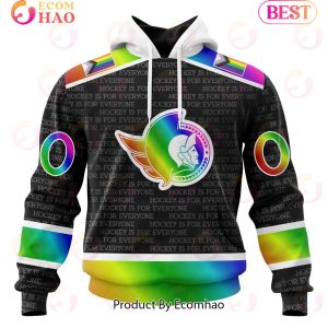 NHL Ottawa Senators Special Pride Design Hockey Is For Everyone 3D Hoodie