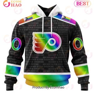 NHL Philadelphia Flyers Special Pride Design Hockey Is For Everyone 3D Hoodie