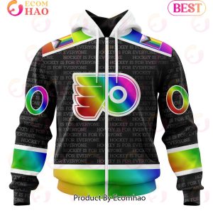 NHL Philadelphia Flyers Special Pride Design Hockey Is For Everyone 3D Hoodie