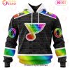 NHL Tampa Bay Lightning Special Pride Design Hockey Is For Everyone 3D Hoodie