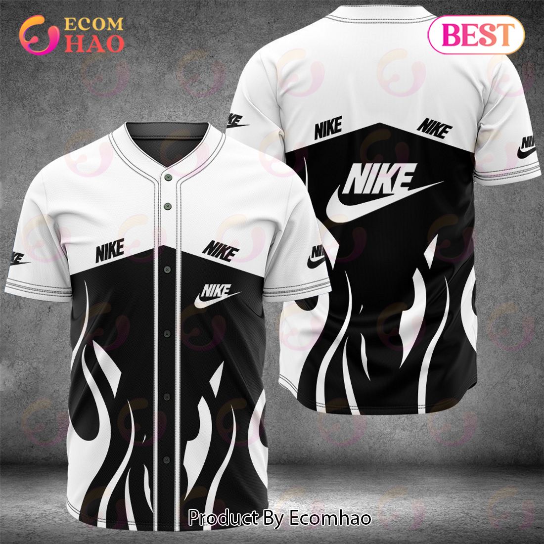 Nike Flame Pattern Luxury Brand Jersey Limited Edition Luxury Items