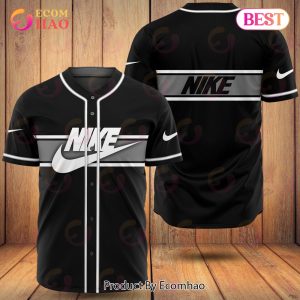 Nike Grey Black Luxury Brand Jersey Limited Edition
