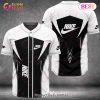 Nike White Black Grey Luxury Brand Jersey Limited Edition