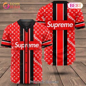 Supreme Full Printing Logo Luxury Brand Jersey Limited Edition