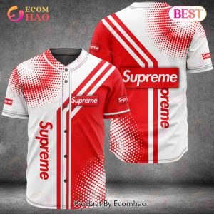 Supreme White Mix Red Luxury Brand Jersey Limited Edition