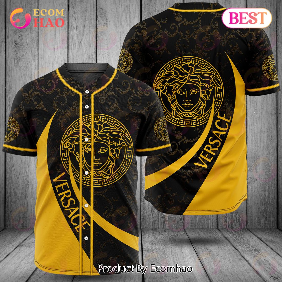 Versace Style Classic Luxury Brand Jersey Limited Edition