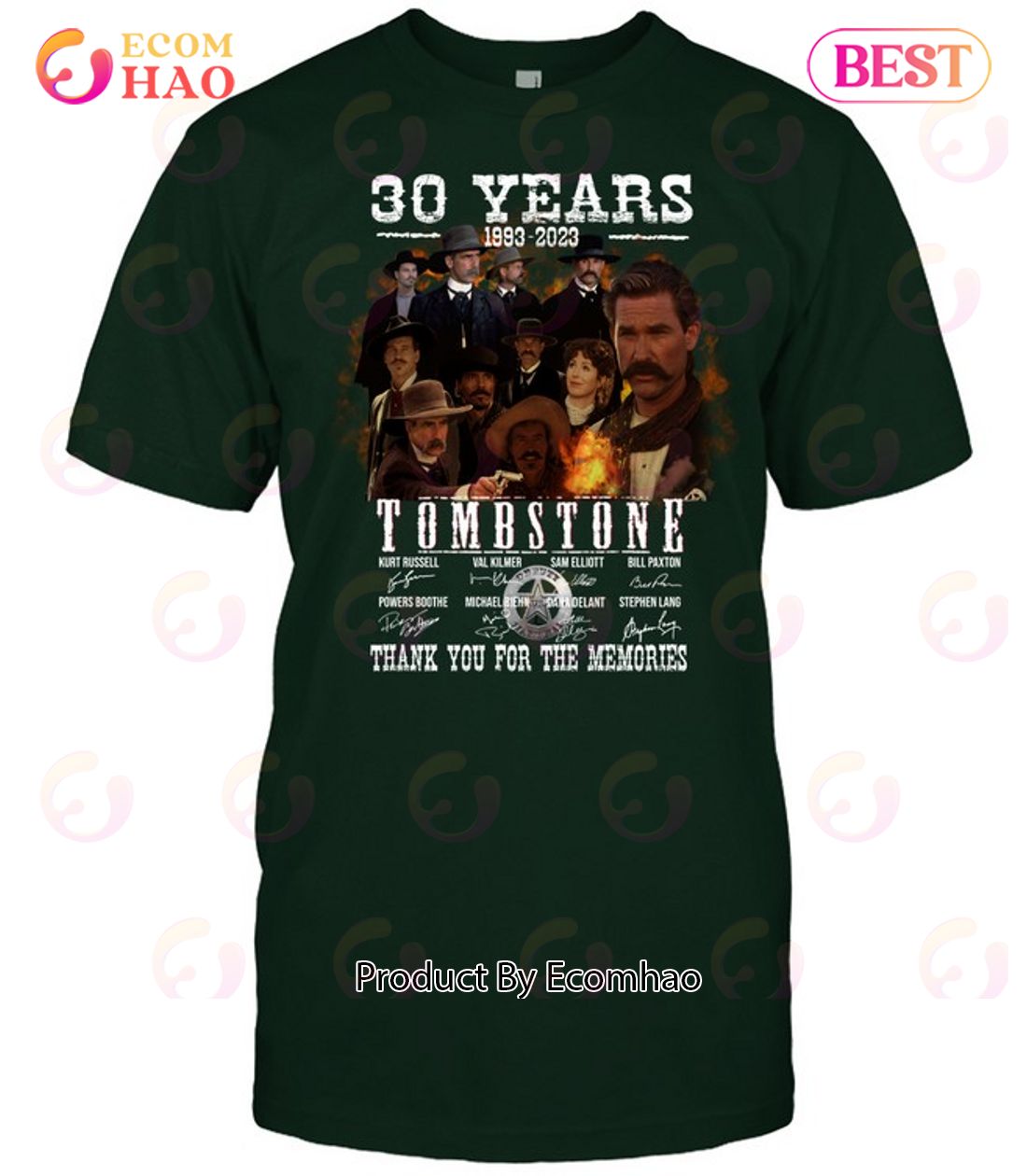 30 Years 1993 – 2023 Tombstune Thank You For The Memories T-Shirt