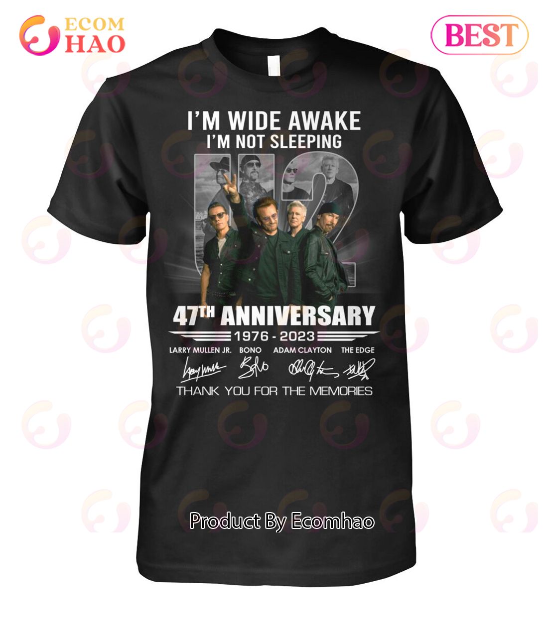 I’m Wide Awake I’m Not Sleeping 47th Anniversary 1976 – 2023 Thank You For The Memories T-Shirt