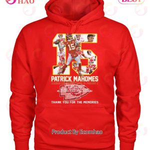 Patrick Mahomes  15 Kansas City Chiefs Thank You For The Memories T-Shirt
