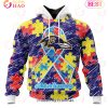 NFL Atlanta Falcons Special Autism Awareness Design 3D Hoodie
