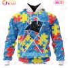 NFL Chicago Bears Special Autism Awareness Design 3D Hoodie NFL Chicago Bears Special Autism Awareness Design 3D Hoodie
