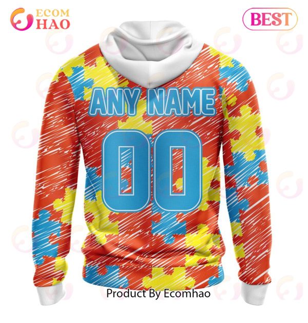 NFL Cincinnati Bengals Special Autism Awareness Design 3D Hoodie