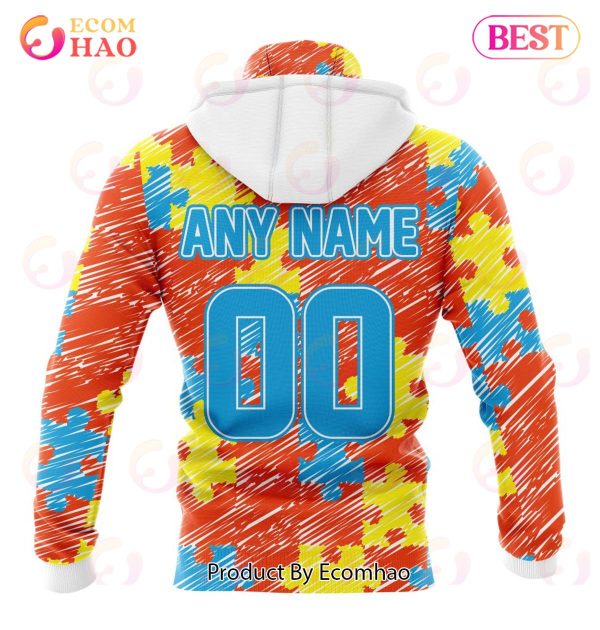 NFL Cincinnati Bengals Special Autism Awareness Design 3D Hoodie