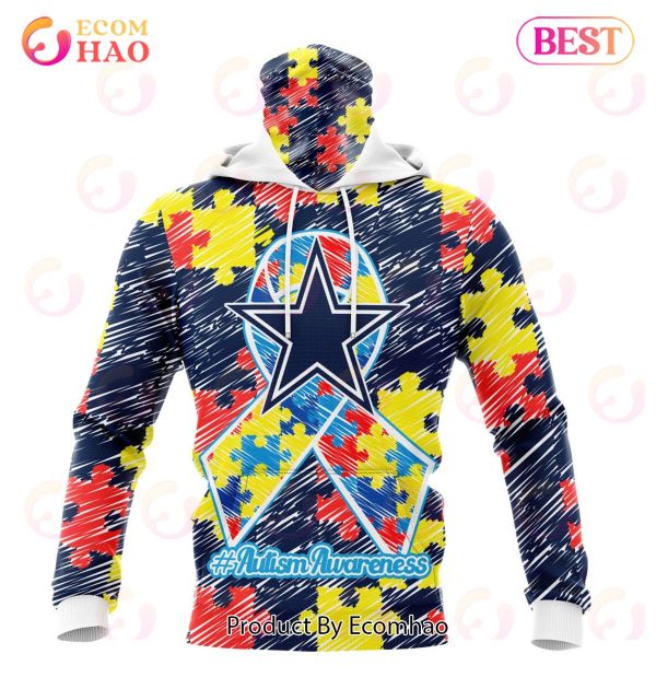 LUXURY NFL Dallas Cowboys Special Autism Awareness Design Hoodie