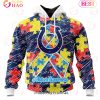 NFL Jacksonville Jaguars Special Autism Awareness Design 3D Hoodie