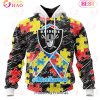 NFL Kansas City Chiefs Special Autism Awareness Design 3D Hoodie