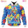 NFL Los Angeles Rams Special Autism Awareness Design 3D Hoodie NFL Los Angeles Rams Special Autism Awareness Design 3D Hoodie