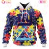 NFL New York Jets Special Autism Awareness Design 3D Hoodie