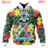 NFL New York Giants Special Autism Awareness Design 3D Hoodie