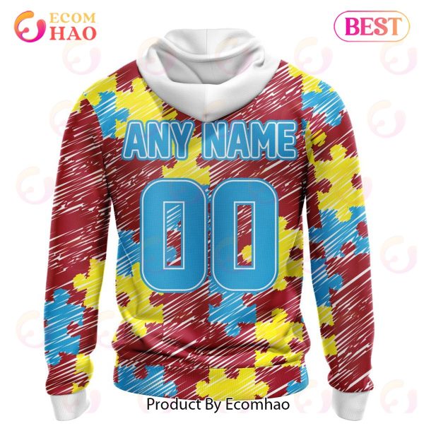 NFL Tampa Bay Buccaneers Special Autism Awareness Design 3D Hoodie