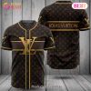 Louis Vuitton Paris Dark Brown Luxury Brand Jersey Limited Edition