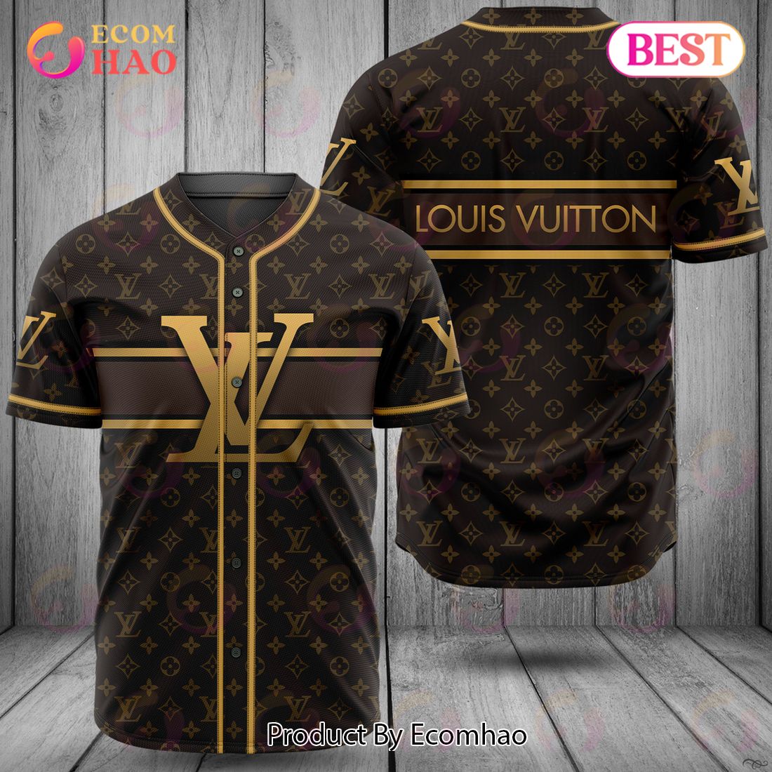 Louis Vuitton Printing Logo Luxury Brand Jersey Limited Edition Luxury Items