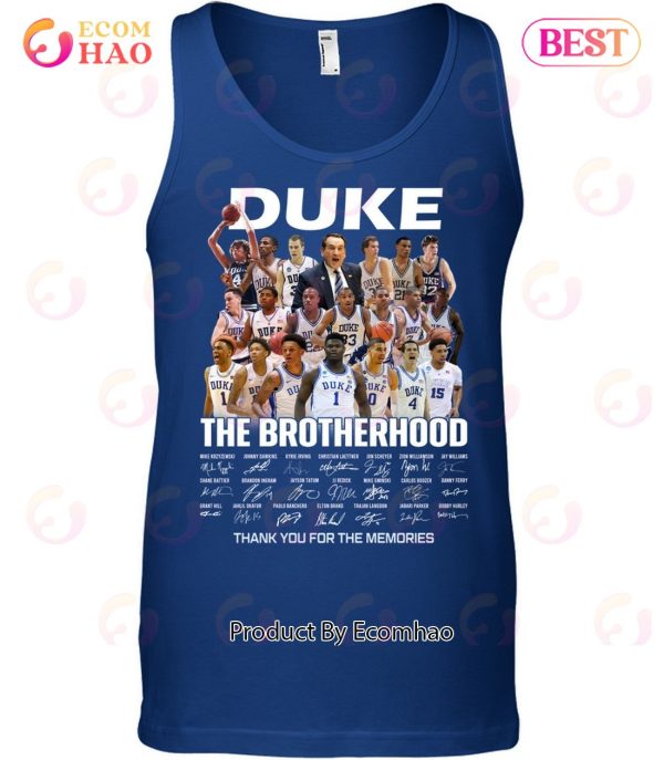Duke Blue Devils The Brotherhood Thank You For The Memories T-Shirt