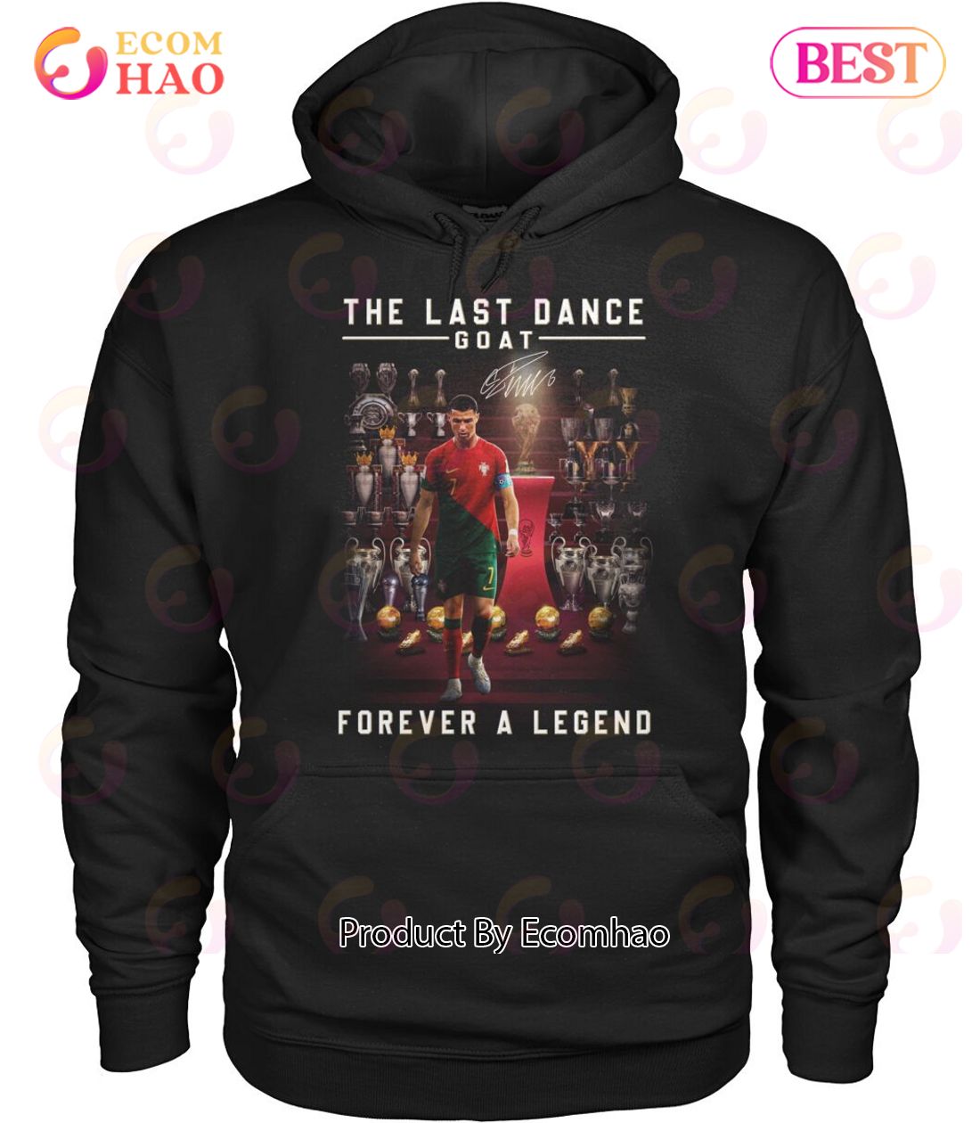 Cristiano Ronaldo The Last Dance Goat Forever A Legend Signature T-Shirt