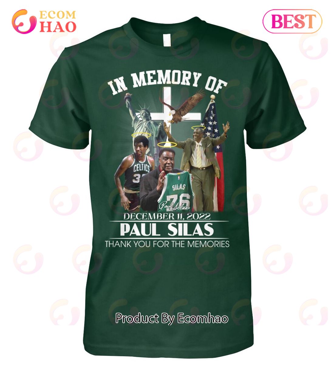 In Memory Of December 11, 2022 Paul Silas Thank You For The Memories T-Shirt