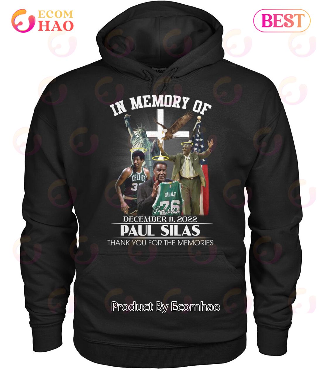 In Memory Of December 11, 2022 Paul Silas Thank You For The Memories T-Shirt