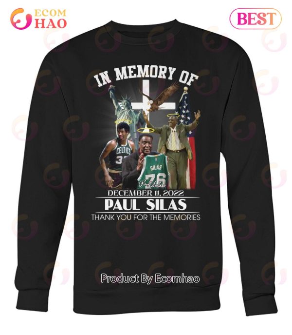 In Memory Of December 11, 2022 Paul Silas Thank You For The Memories T-Shirt