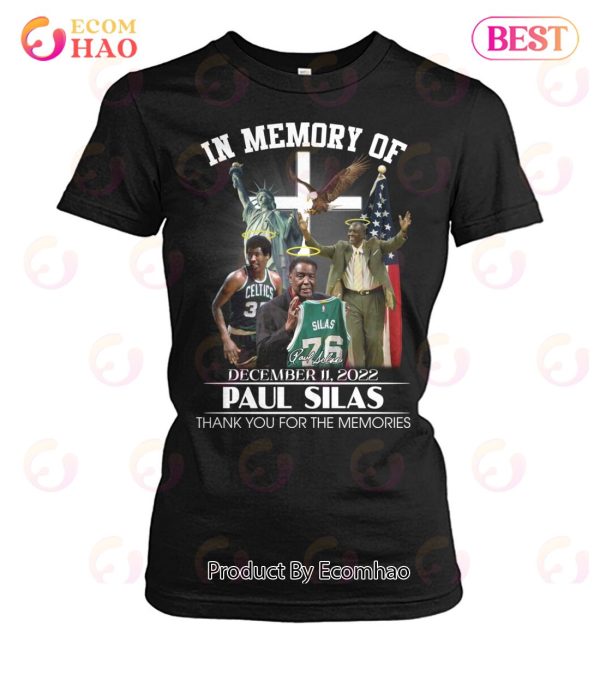 In Memory Of December 11, 2022 Paul Silas Thank You For The Memories T-Shirt