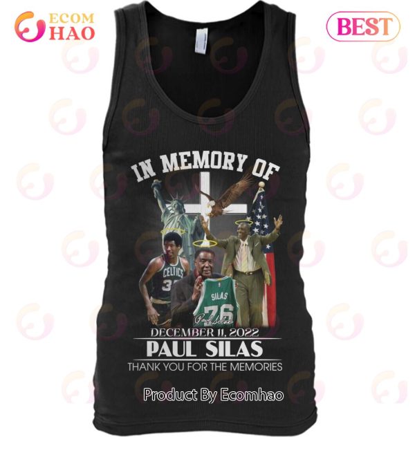 In Memory Of December 11, 2022 Paul Silas Thank You For The Memories T-Shirt