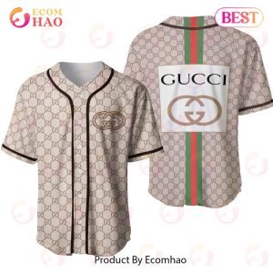 Gucci Full Printing Logo Luxury Brand Jersey Limited Edition