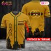 Gucci Gold Logo Luxury Brand Jersey Limited Edition Gucci Gold Logo Luxury Brand Jersey Limited Edition