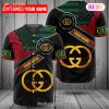 Gucci Printing Apple Logo Luxury Brand Jersey Limited Edition