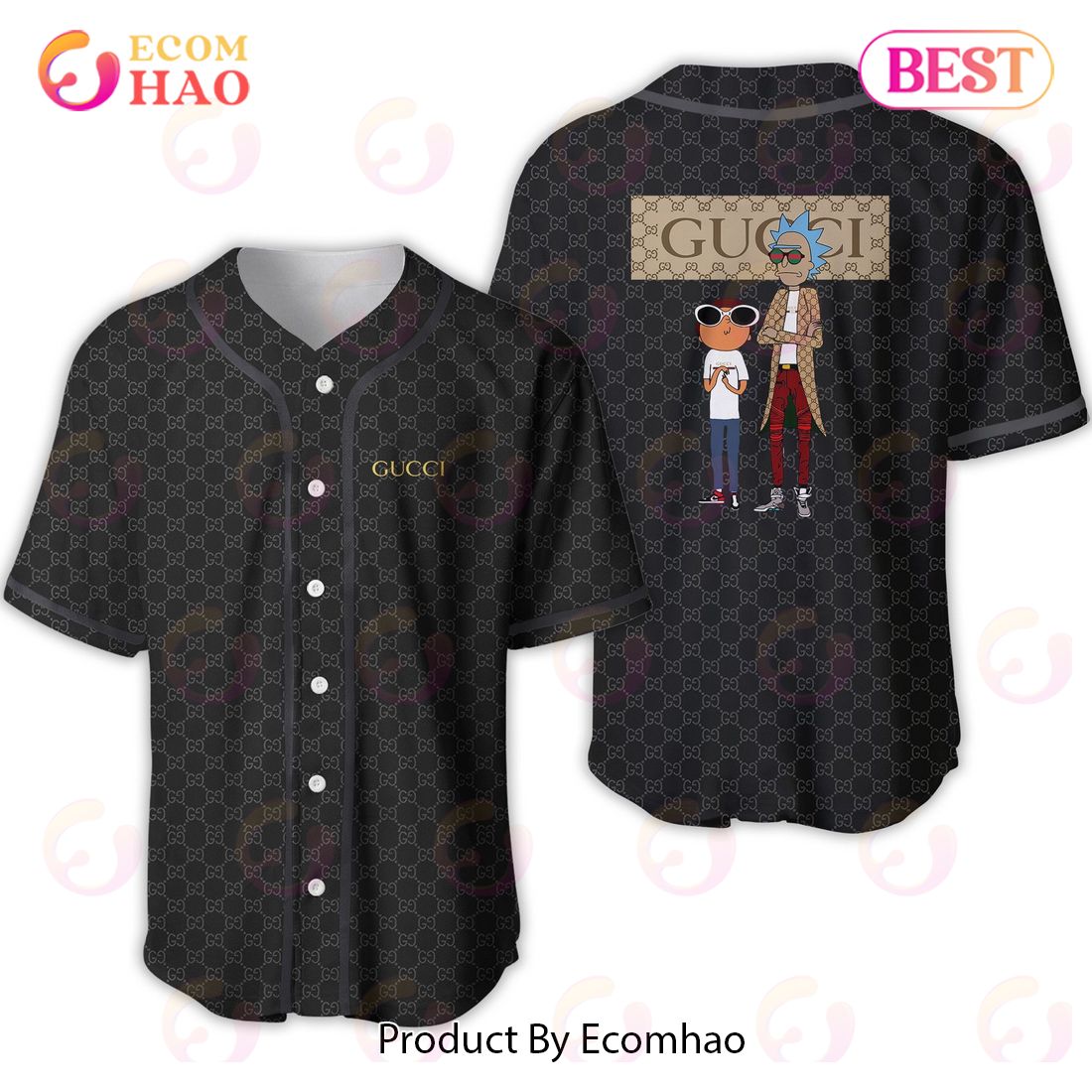 Gucci Rick And Morty Luxury Brand Jersey Limited Edition