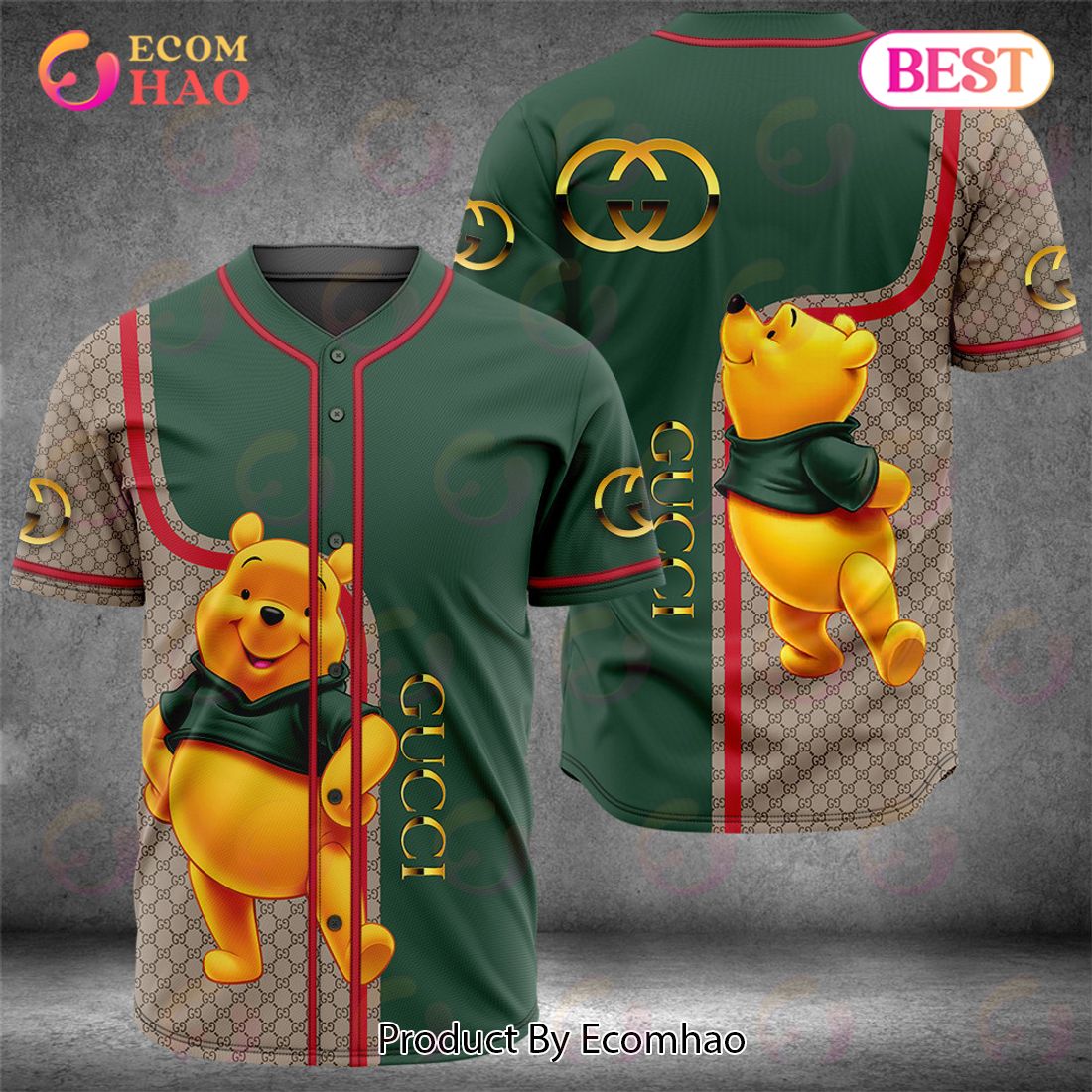 Gucci Winnie The Pooh Luxury Brand Jersey Limited Edition