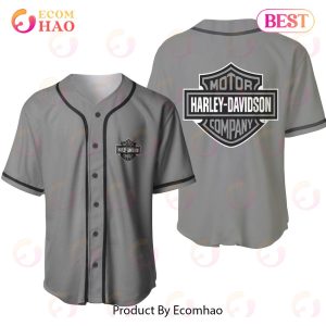 Harley Davidson Grey Color Luxury Brand Jersey Limited Edition