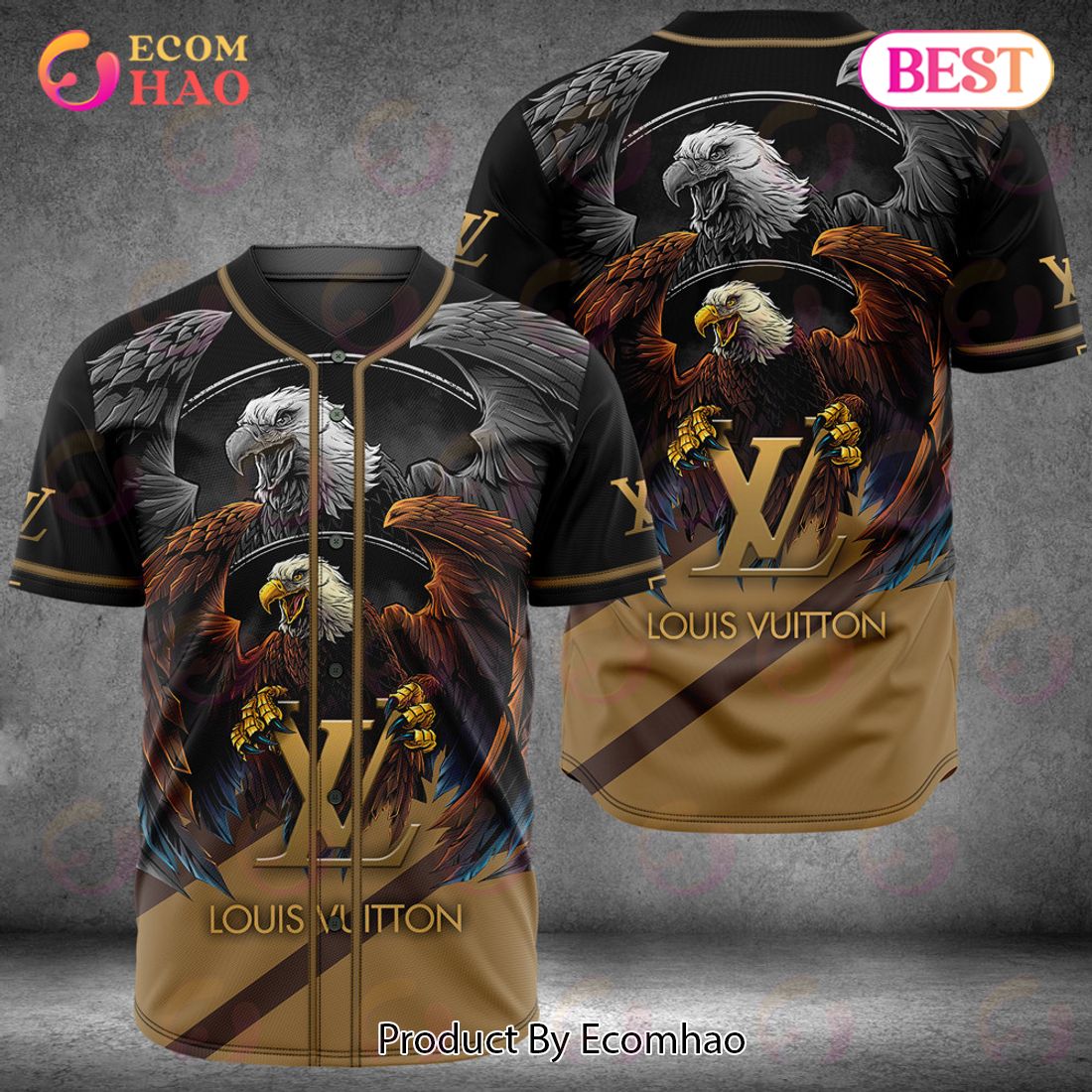 Louis Vuitton Eagle Luxury Brand Jersey Limited Edition