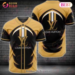 Louis Vuitton Gold Mix Black Luxury Brand Jersey Limited Edition