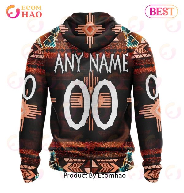 NHL Anaheim Ducks Specialized With Native Costume Concept 3D Hoodie