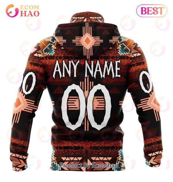 NHL Anaheim Ducks Specialized With Native Costume Concept 3D Hoodie