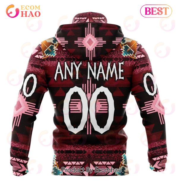 NHL Arizona Coyotes Specialized With Native Costume Concept 3D Hoodie