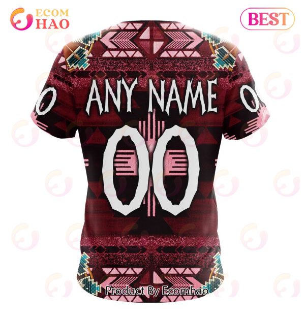 NHL Arizona Coyotes Specialized With Native Costume Concept 3D Hoodie