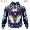 NHL Calgary Flames Specialized With Native Costume Concept 3D Hoodie