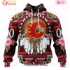 NHL Carolina Hurricanes Specialized With Native Costume Concept 3D Hoodie NHL Carolina Hurricanes Specialized With Native Costume Concept 3D Hoodie