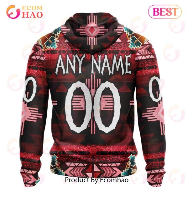 NHL Calgary Flames Specialized With Native Costume Concept 3D Hoodie