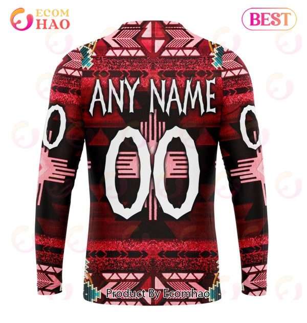 NHL Calgary Flames Specialized With Native Costume Concept 3D Hoodie